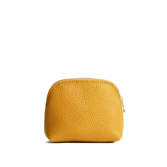 Sunshine*Mini | Compact leather pouch with top zipper