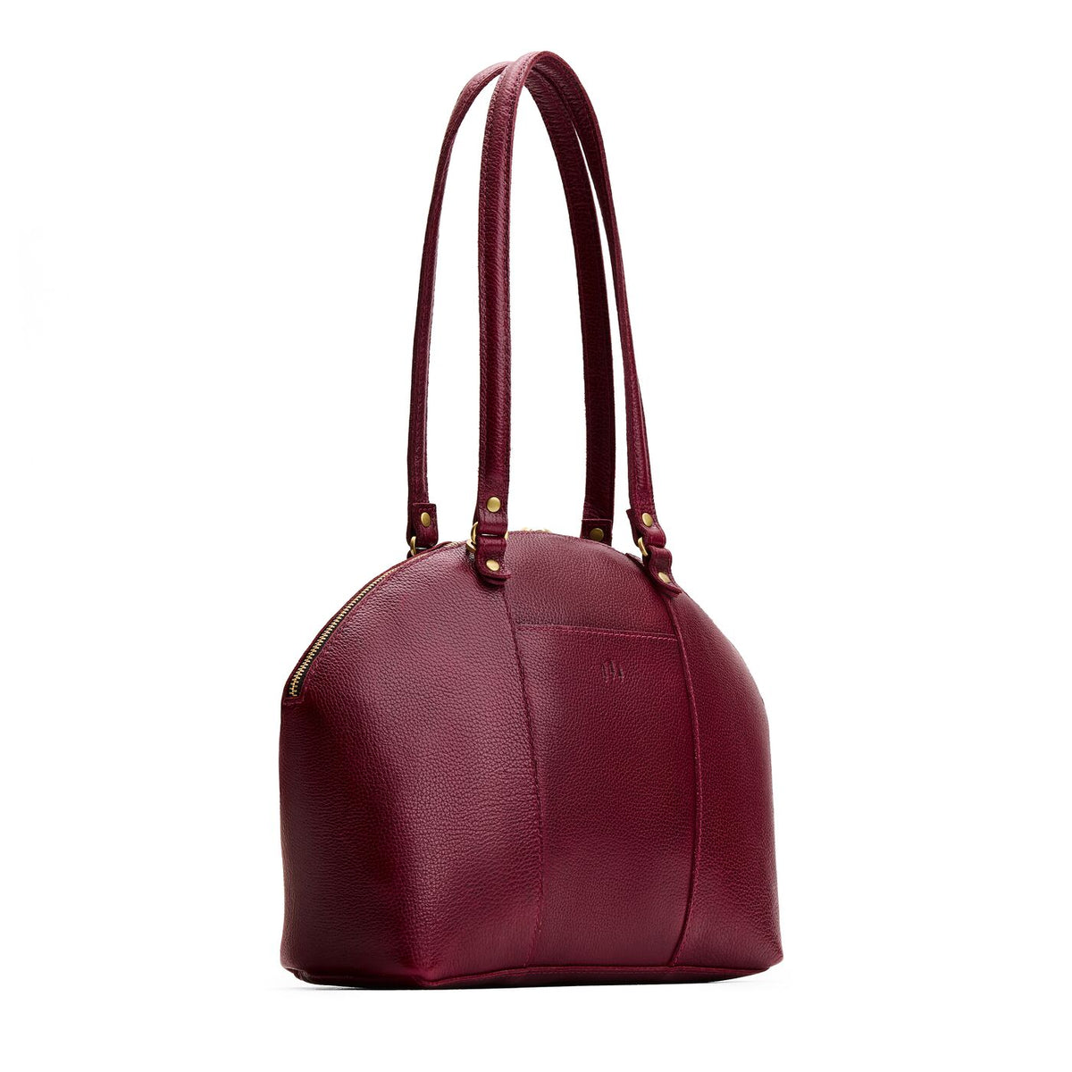 Cabernet*Large | A half circle crossbody bag with handles and removable crossbody strap