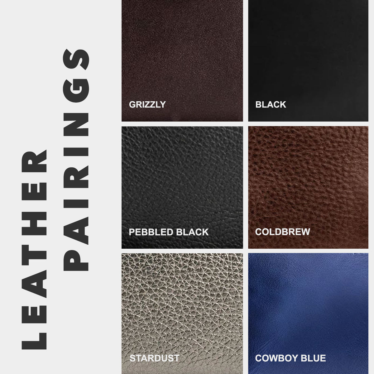 Stone Mist | Leather pairing information