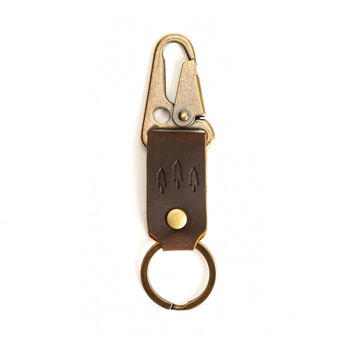 Canyon*Short | leather logo branded keychain