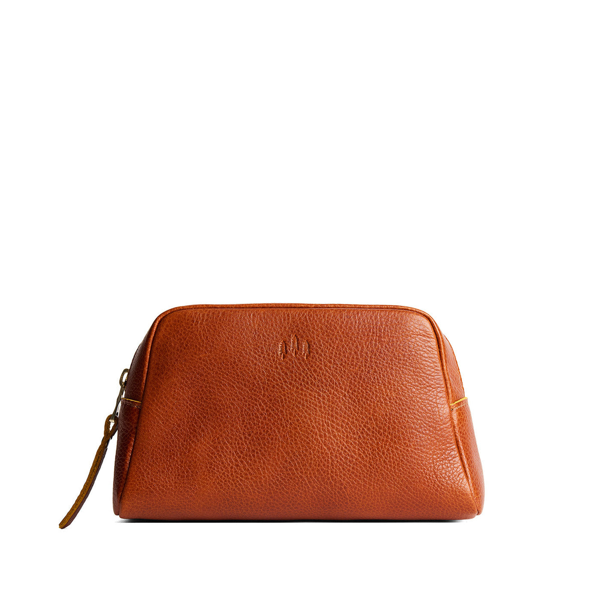 Sienna | Trapezoid pouch with leather zipper pull
