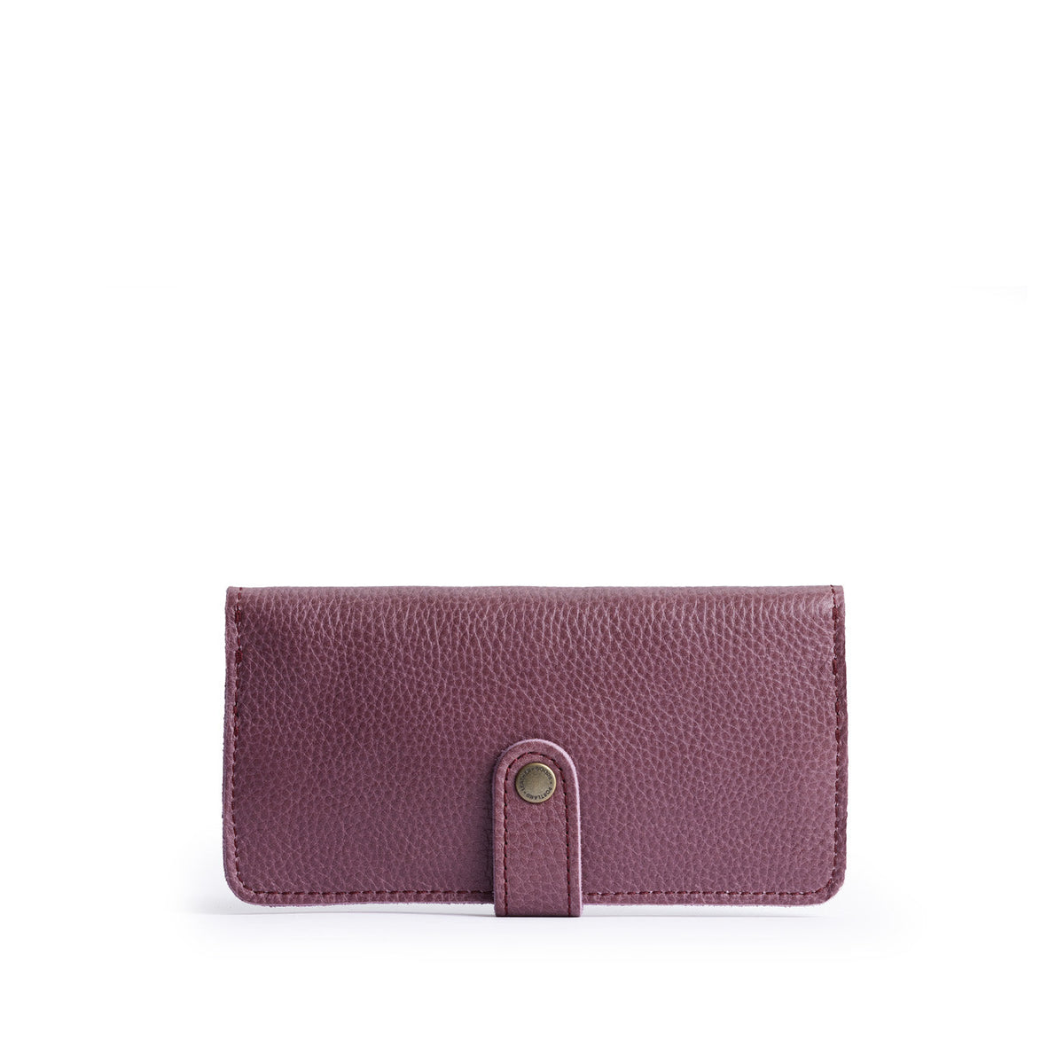 Kyoto | Leather wallet with snap closed
