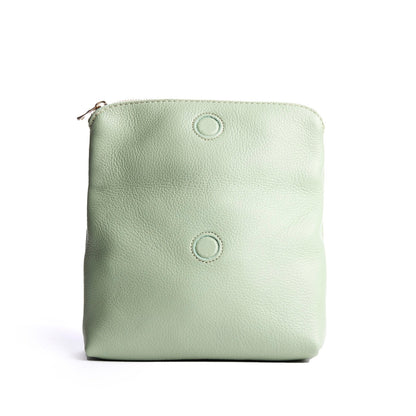 Pistachio | Open folded zipper pouch