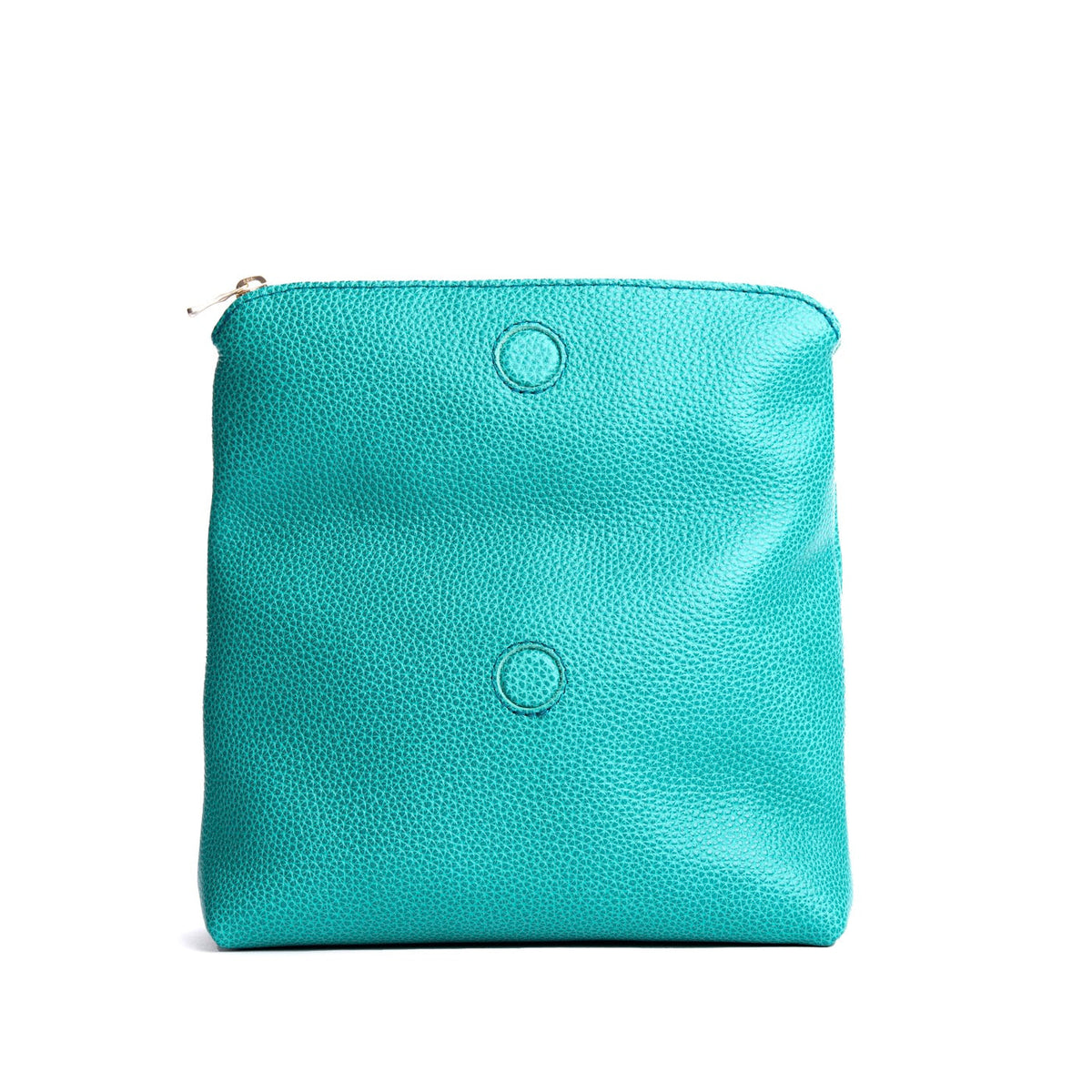 Seafoam | Open folded zipper pouch
