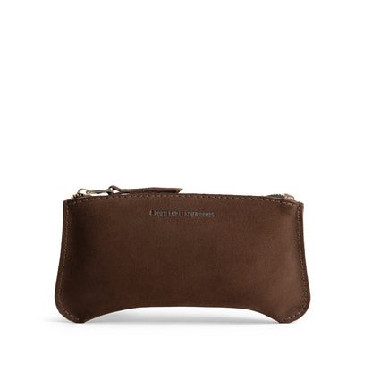Stagecoach*Large | Small pouch with a top zipper and unique curved bottom