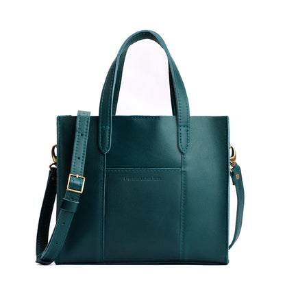 Harbor*Classic | Structured mid-size tote bag with overlapping panels and crossbody strap