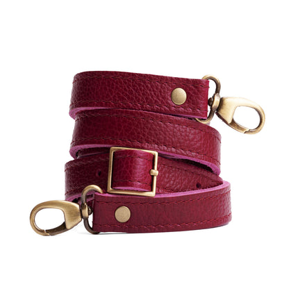 Orchid | leather crossbody strap