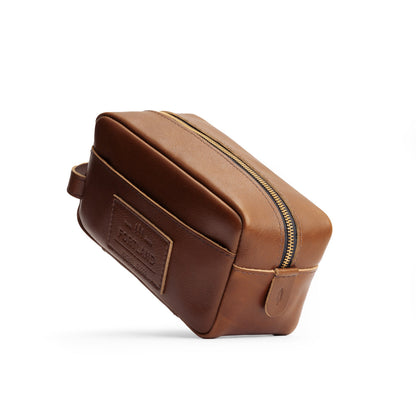 Carajillo | Large rectangular leather dopp kit