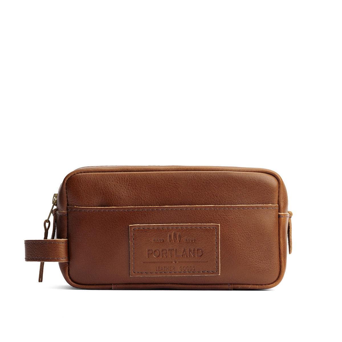Carajillo | Large rectangular leather dopp kit