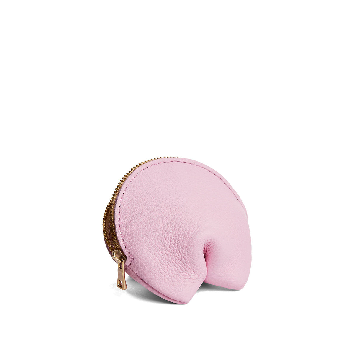 Pinkaboo | Leather fortune cookie shaped pouch