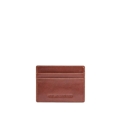 Saddlestone*Classic | Leather card holder on white background