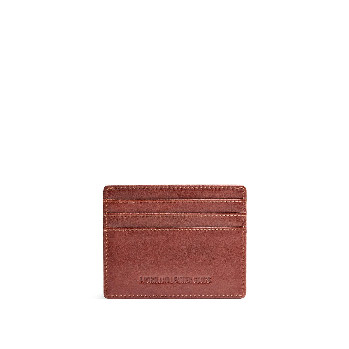 Saddlestone*Deluxe | Leather card holder on white background
