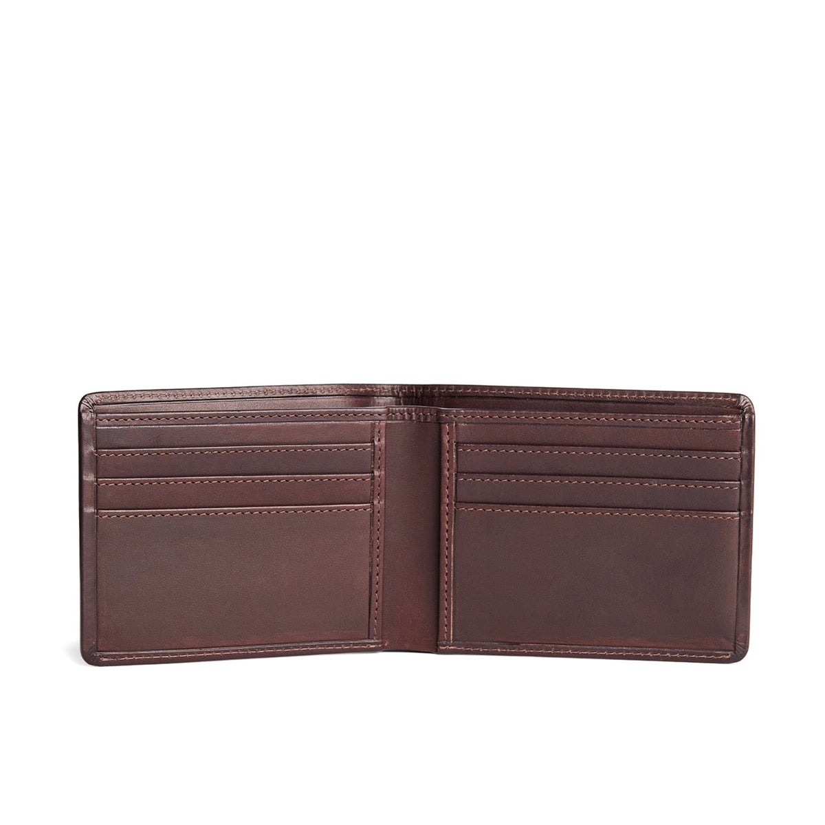 Trailstone | Bifold leather wallet with clean profile and minimalistic stitching details