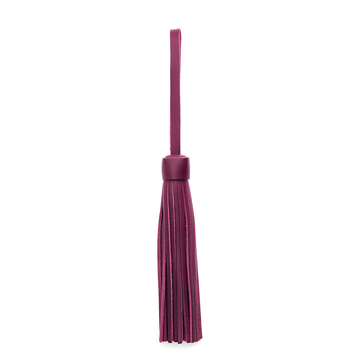 Lollipop*Jumbo | Fringed leather tassel with leather loop
