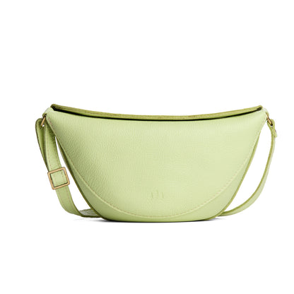 Shadow Lime*Medium | Half circle shaped sling bag