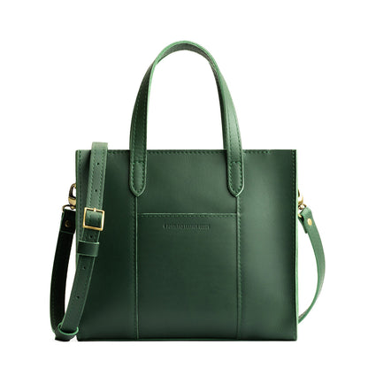 Aruba*Zipper | Structured mid-size tote bag with overlapping panels and crossbody strap