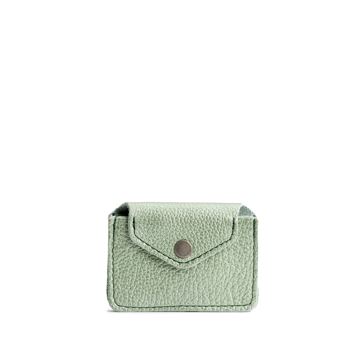 Beetle | Small leather wallet with snap closure