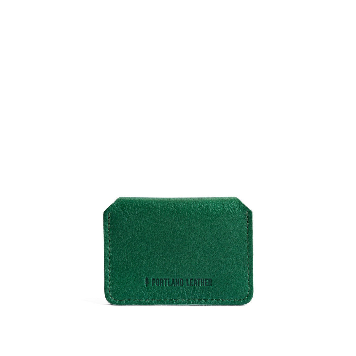 Bacalar | Small leather wallet with snap closure