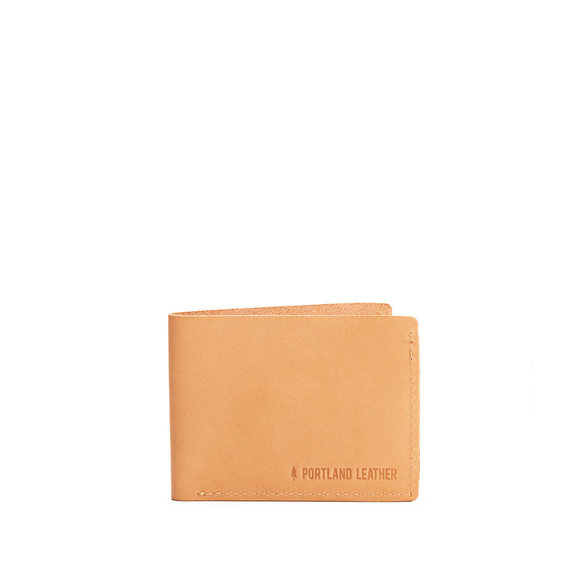 Naturale | Leather bifold wallet with six geometric card slots
