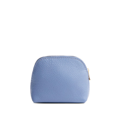 Aster*Mini | Compact leather pouch with top zipper