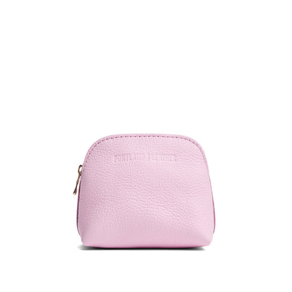 Pinkaboo*Mini | Compact leather pouch with top zipper