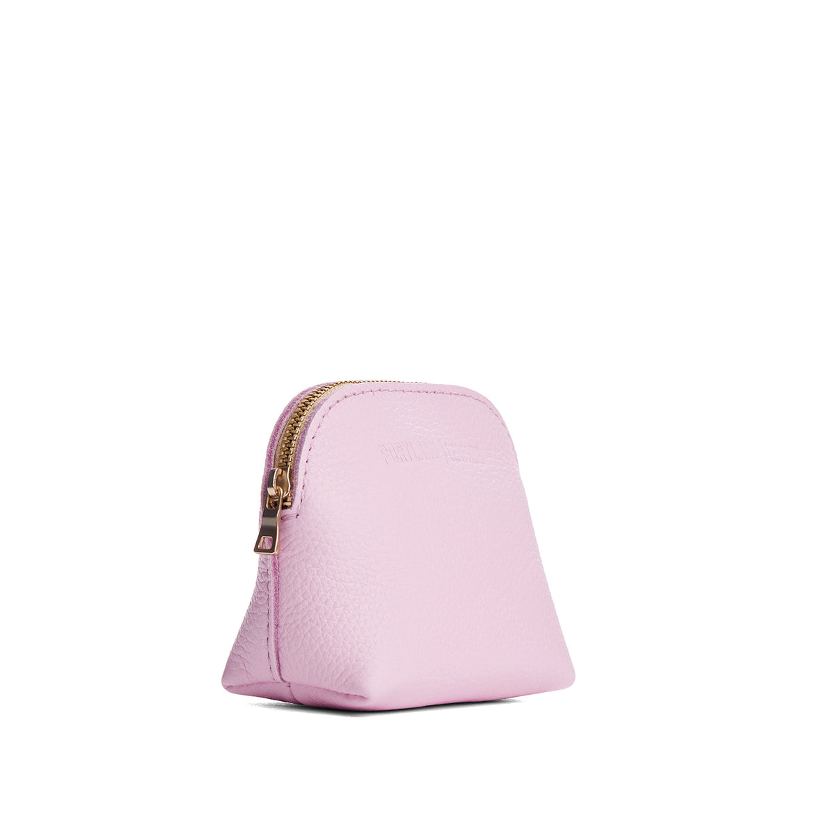 Pinkaboo*Mini | Compact leather pouch with top zipper