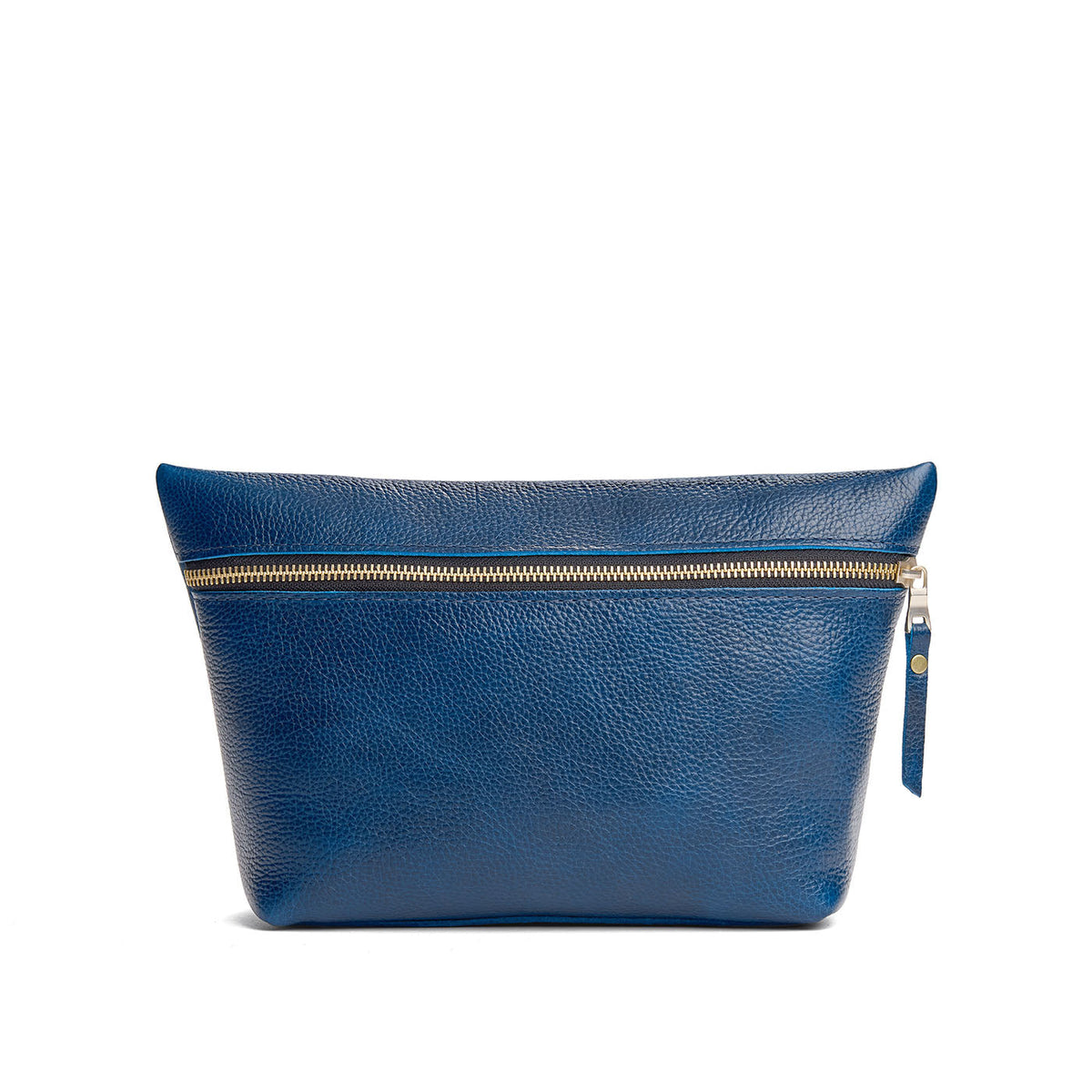 Caspian*Extra Large | Large leather makeup bag with zipper