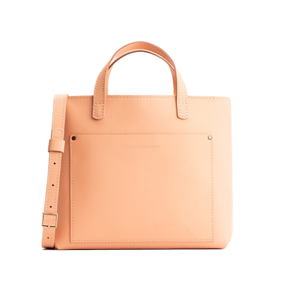 Mamey*Zipper | Midsize crossbody tote with handles and a pocket