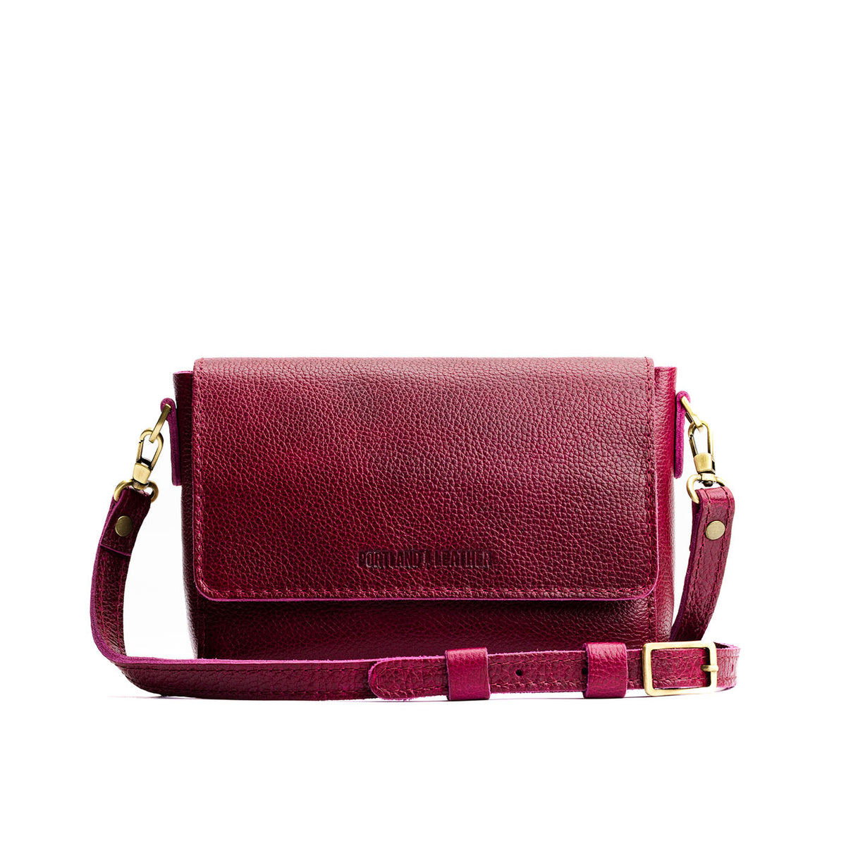 Orchid*Mini | Small Leather Crossbody Bag with Magnetic Messenger Bag Closure