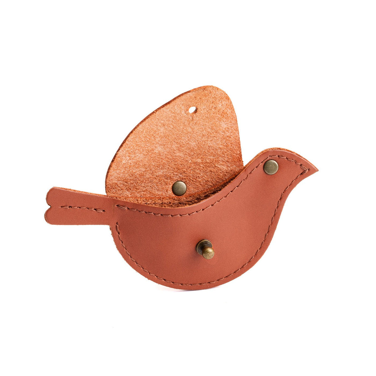 Clownfish | Bird shaped pouch with button closure and lobster clasp