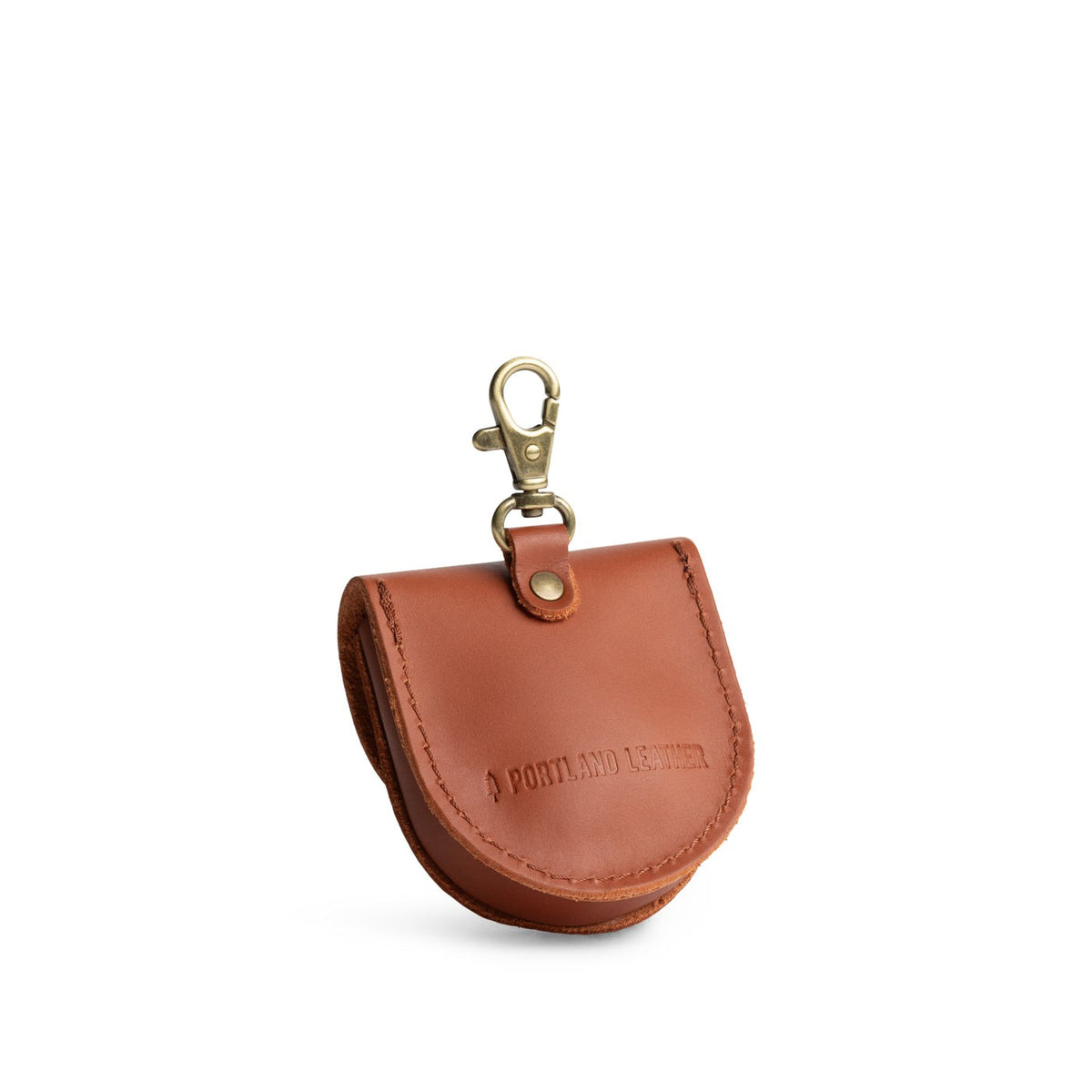 Clownfish | U shaped pouch with leather flower applique
