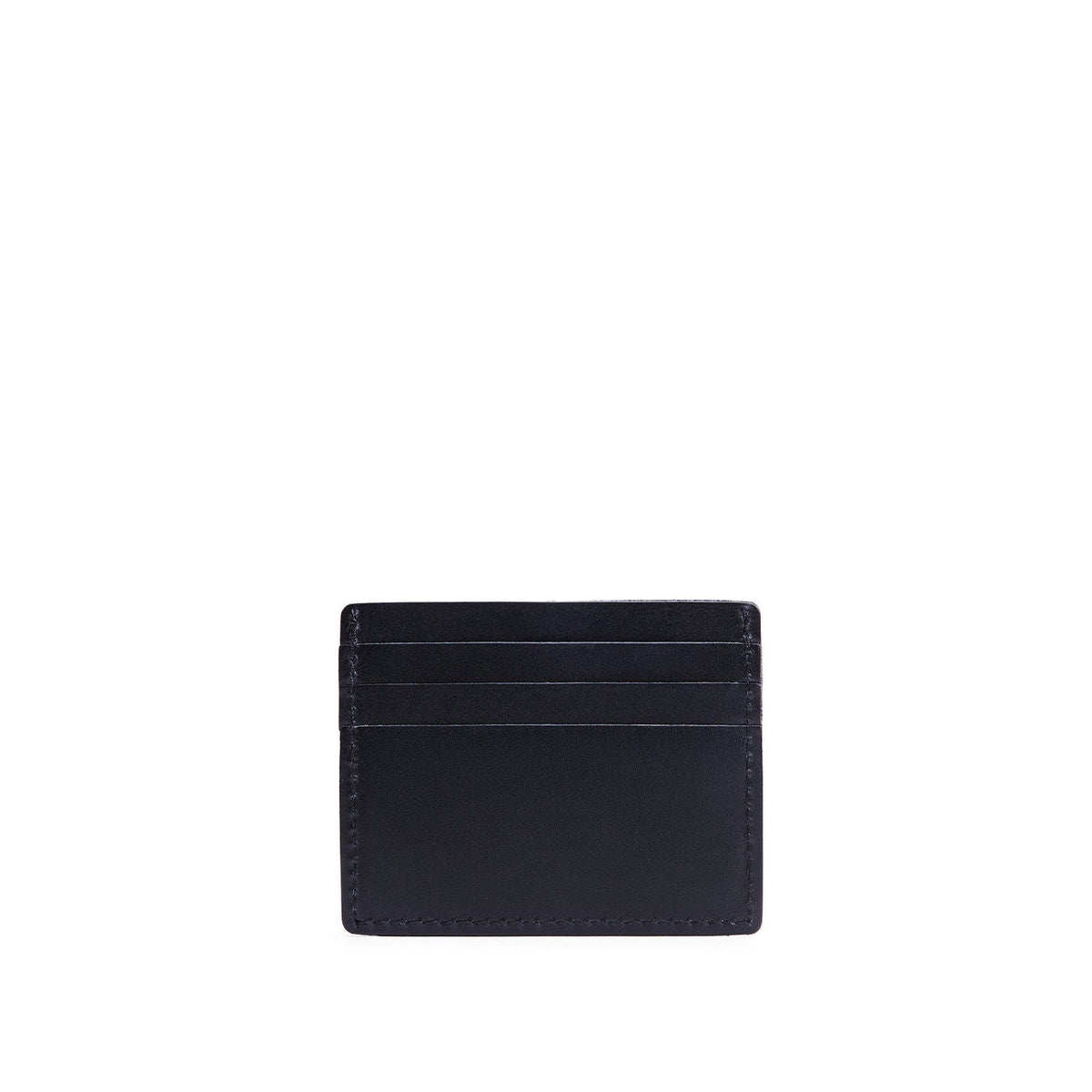 Slim wallet with three card slots and a top slot