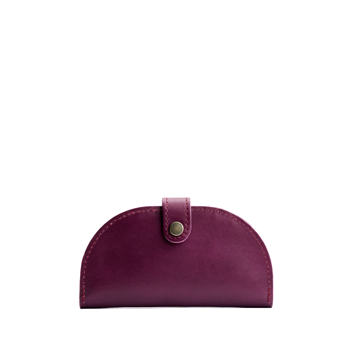 Lollipop | Semicircle bifold wallet with snap closure closed