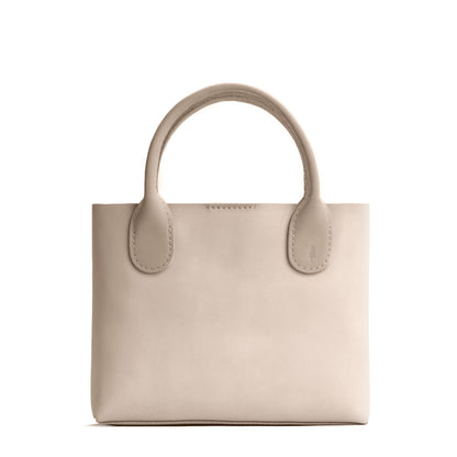 Dragon Bone*Small | Petite tote purse with structured leather handles and crossbody strap