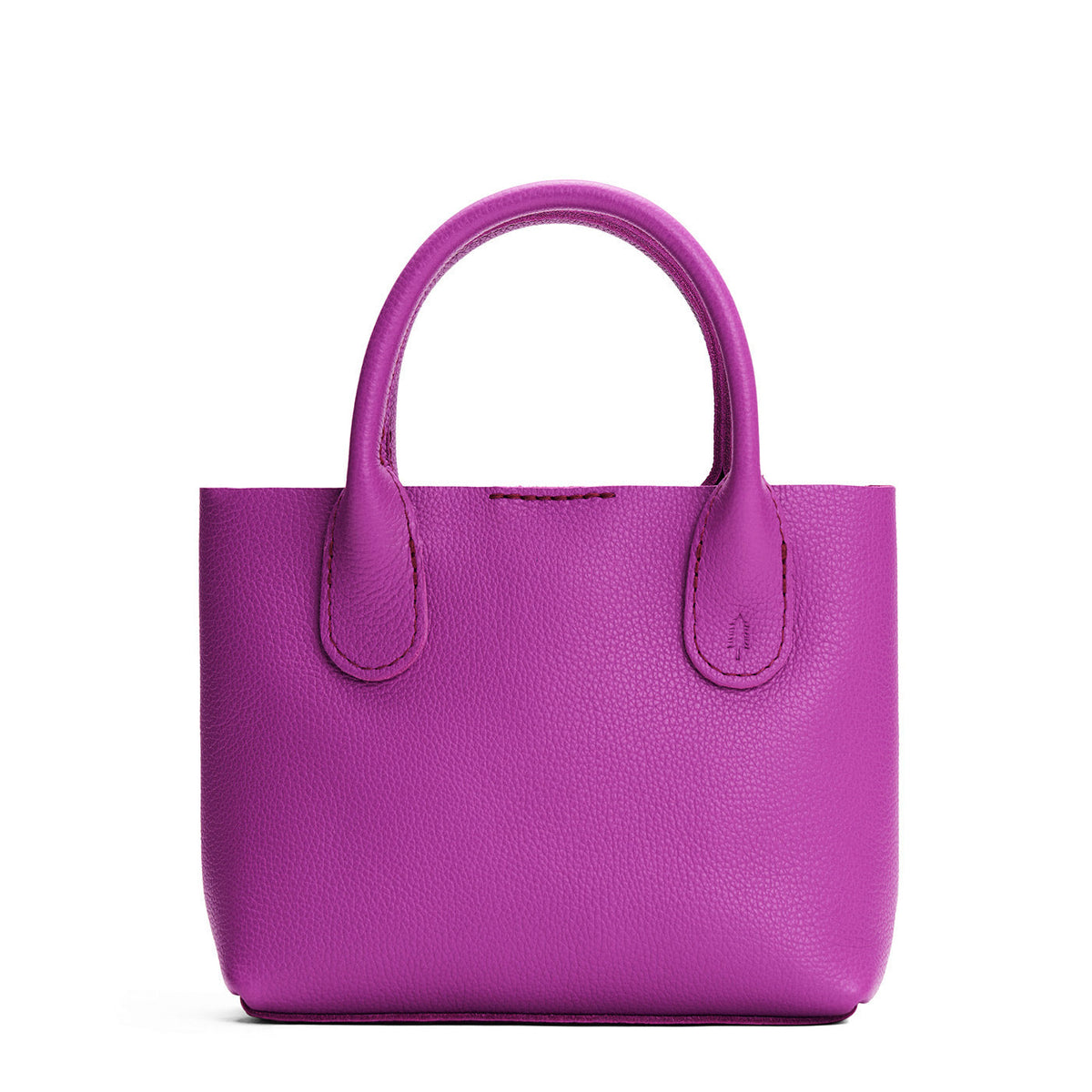 Cattleya*Small | Petite tote purse with structured leather handles and crossbody strap