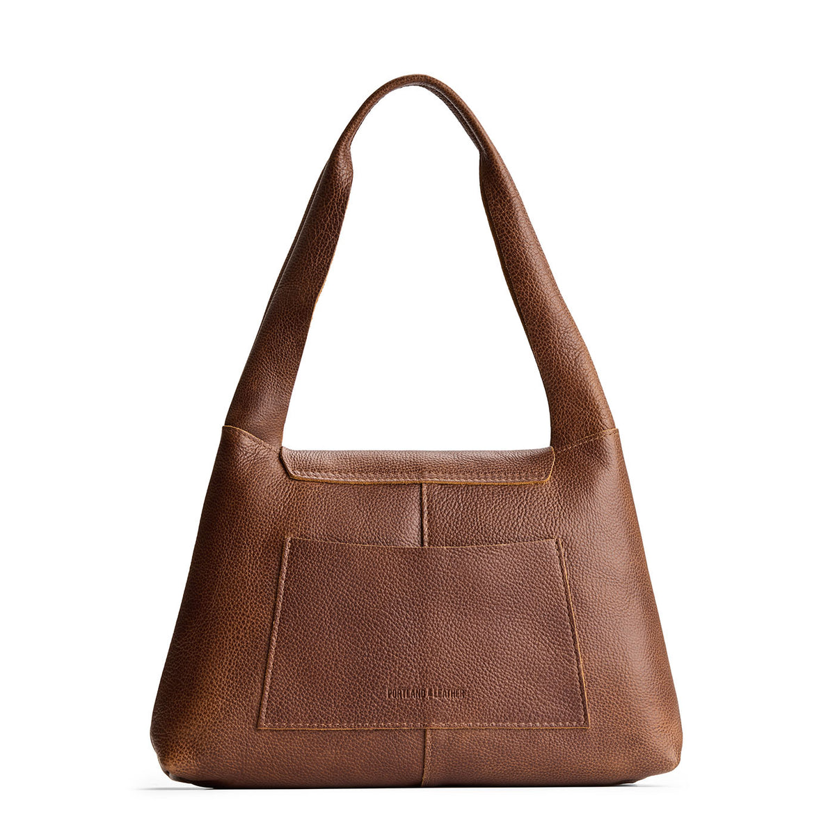 Asheville*Medium | Slouchy triangle shaped shoulder bag with a flap