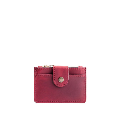 Anemone | Compact wallet with snap closure and zippered pouch