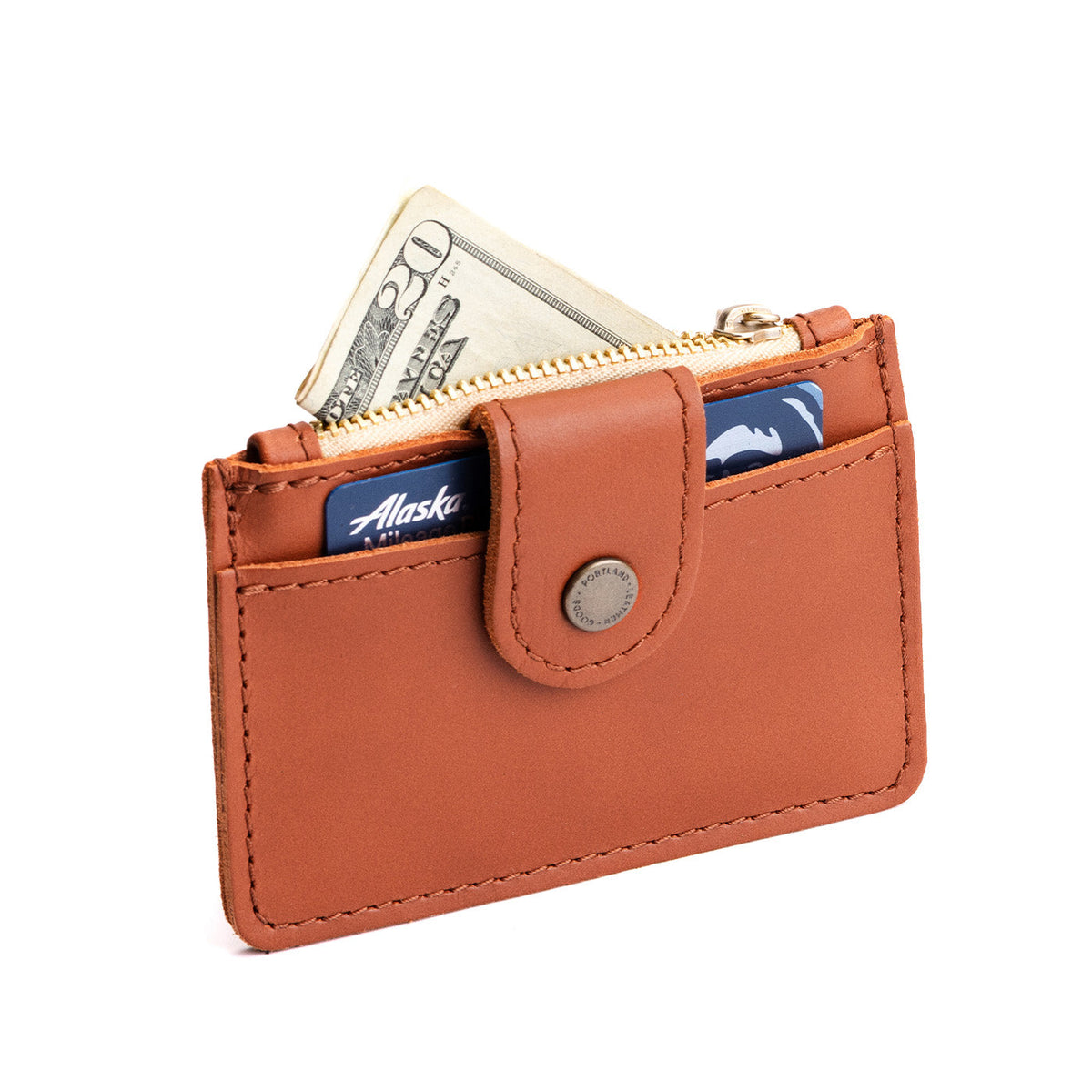 Clownfish | Compact wallet with snap closure and zippered pouch