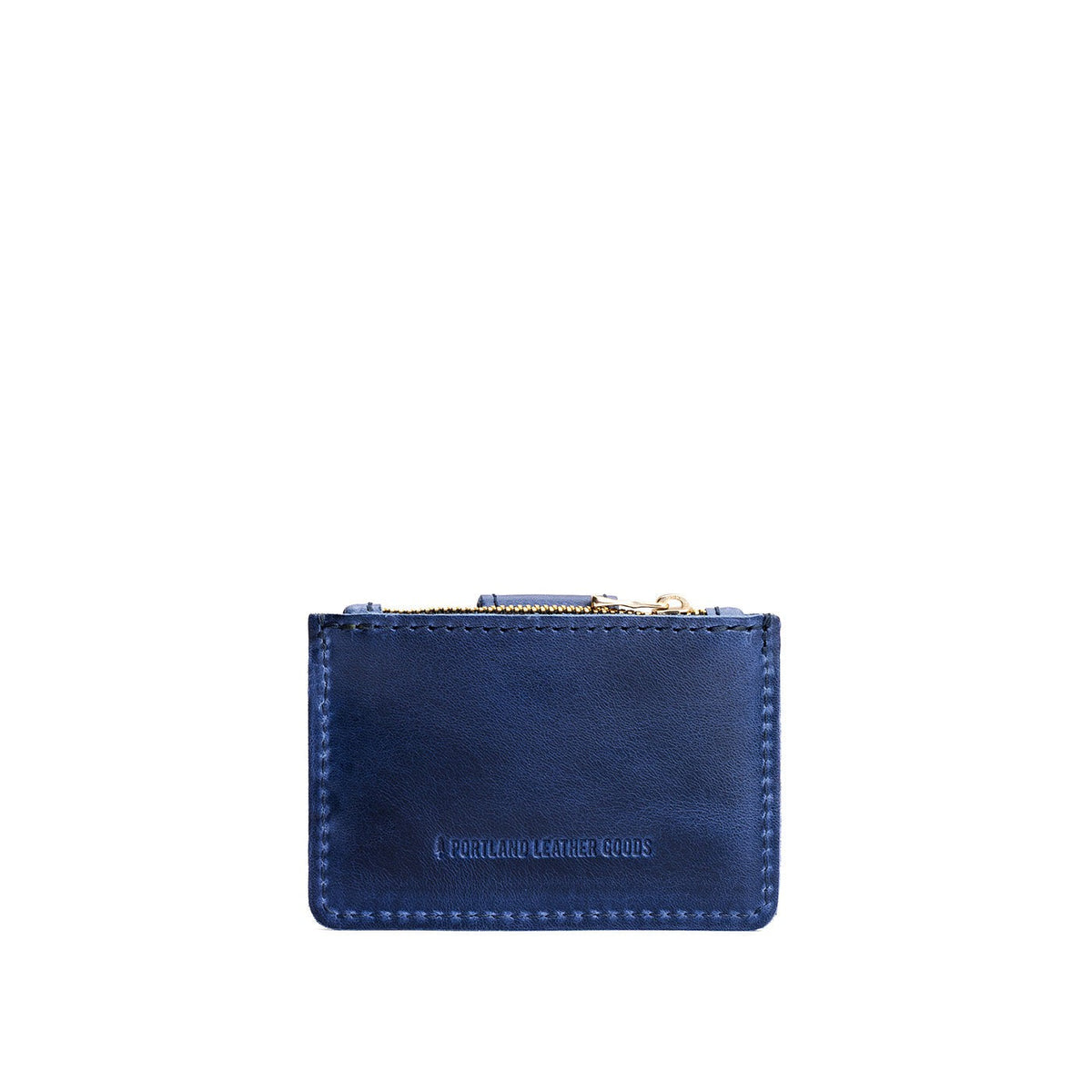 Cowboy Blue | Compact wallet with snap closure and zippered pouch