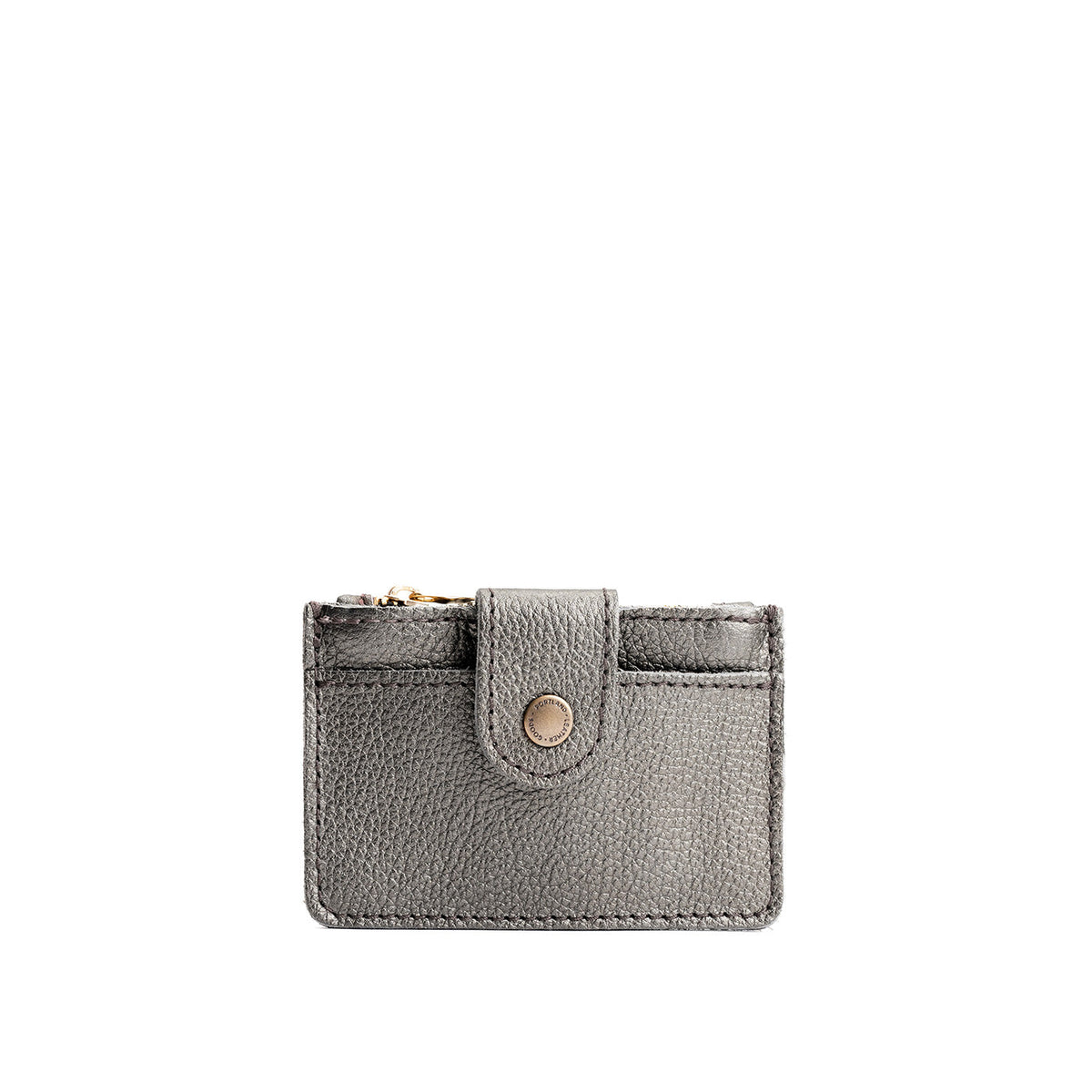 Stardust | Compact wallet with snap closure and zippered pouch