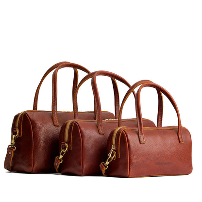 Nutmeg | Three sizes of Doctor Bag with crossbody straps