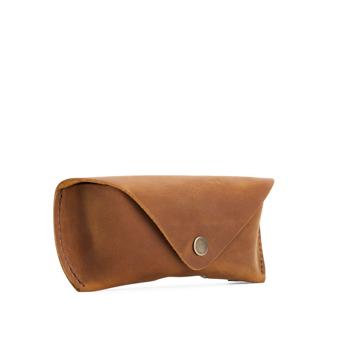 Canyon | Leather sunglasses case with snap closure