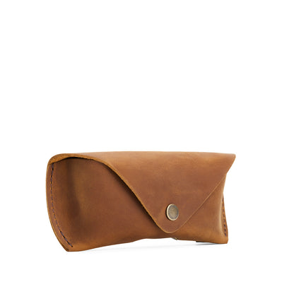 Canyon | Leather sunglasses case with snap closure