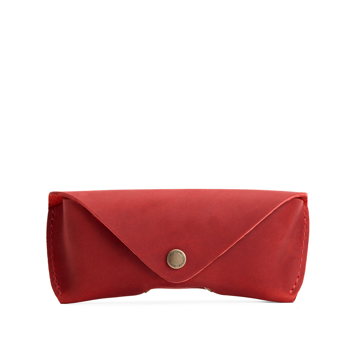 Phoenix | Leather sunglasses case with snap closure