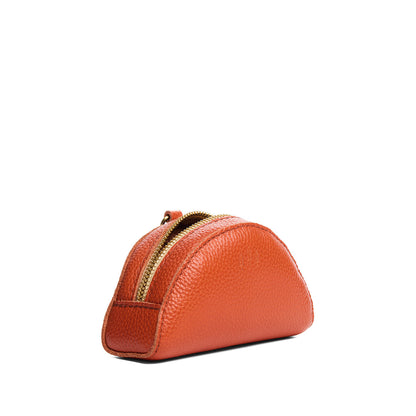 Koi | Small half-moon shaped keychain pouch with zipper closure