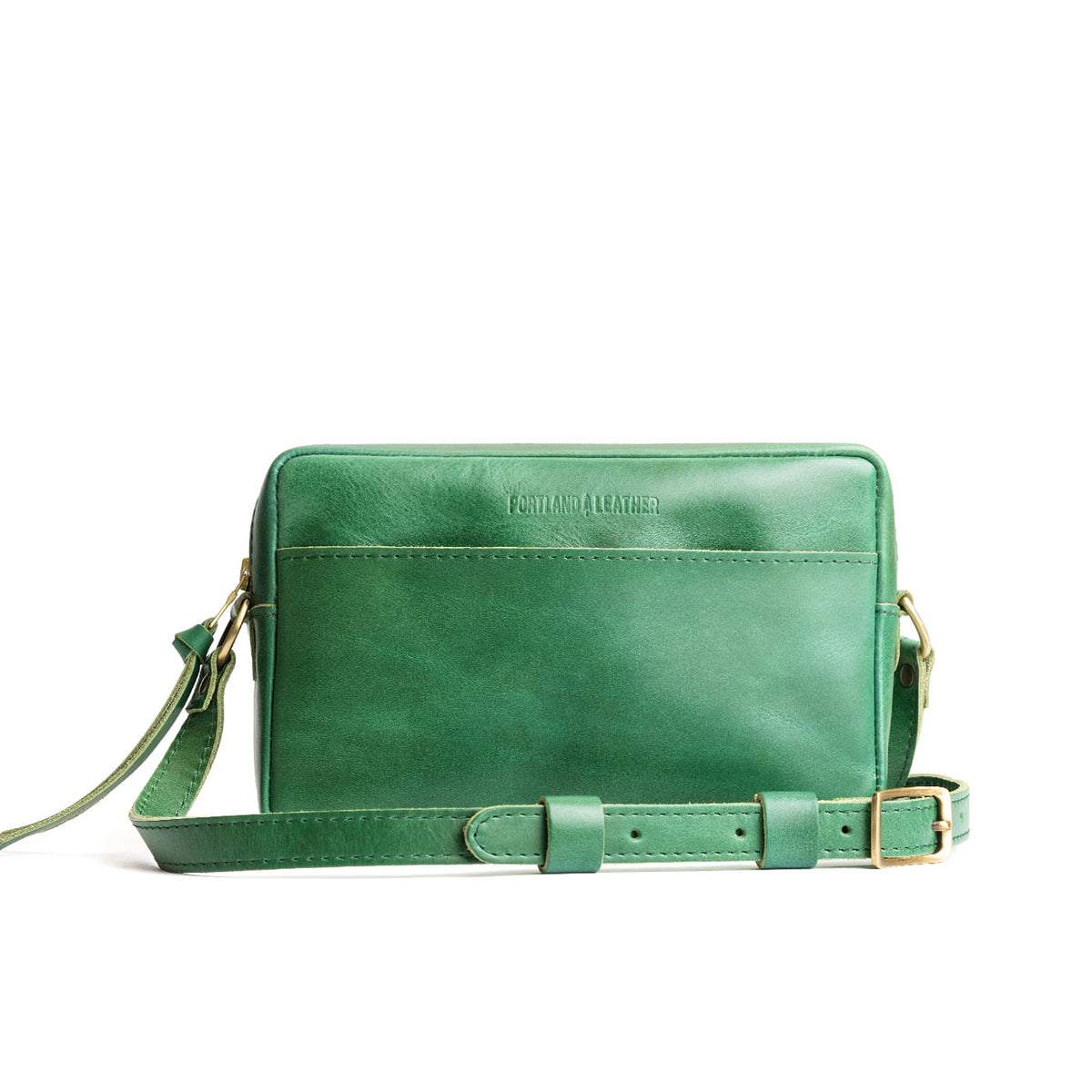 Cowboy Mint*Large | Mid-size rectangular crossbody with adjustable strap