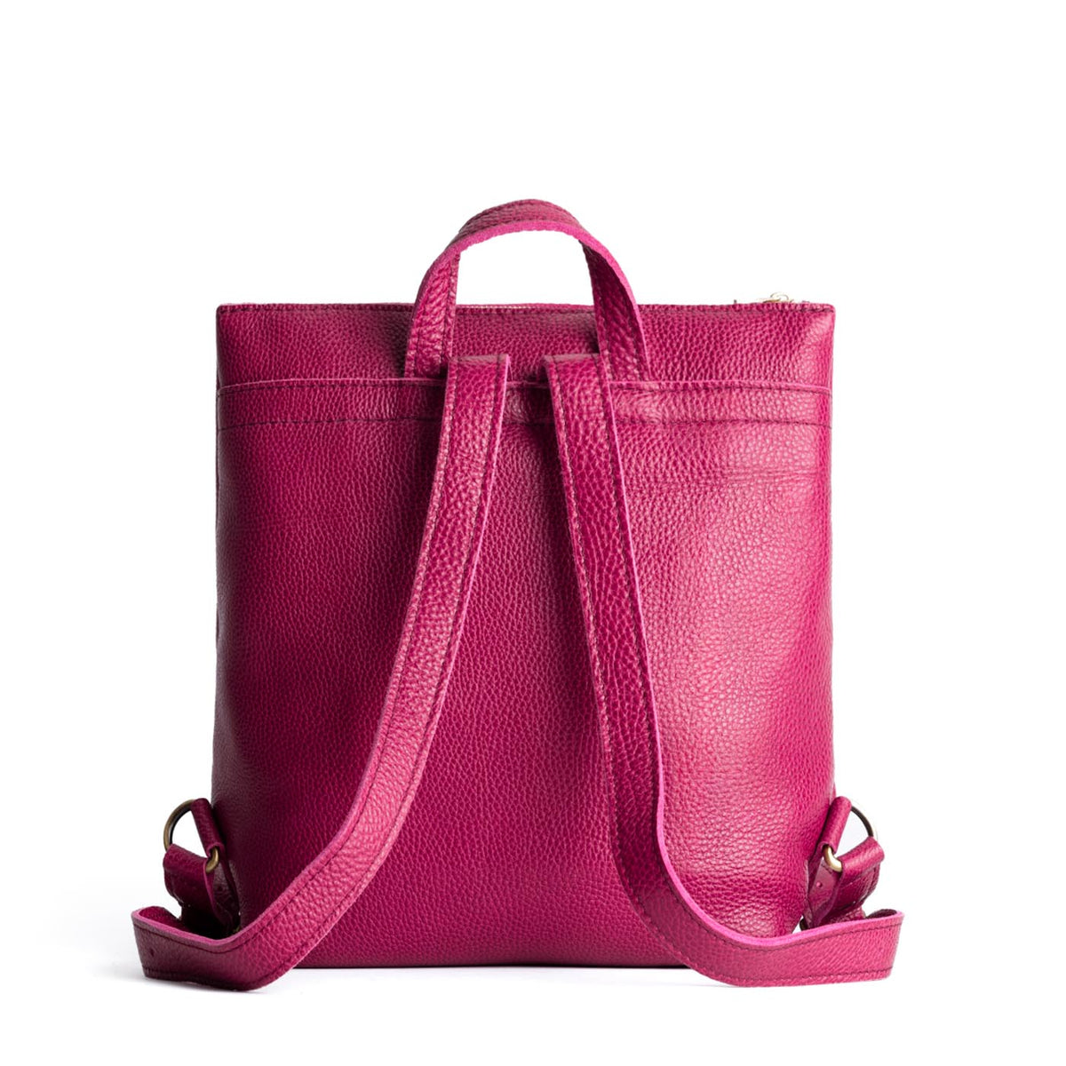 Cosmo*Large | Square slim leather tote backpack