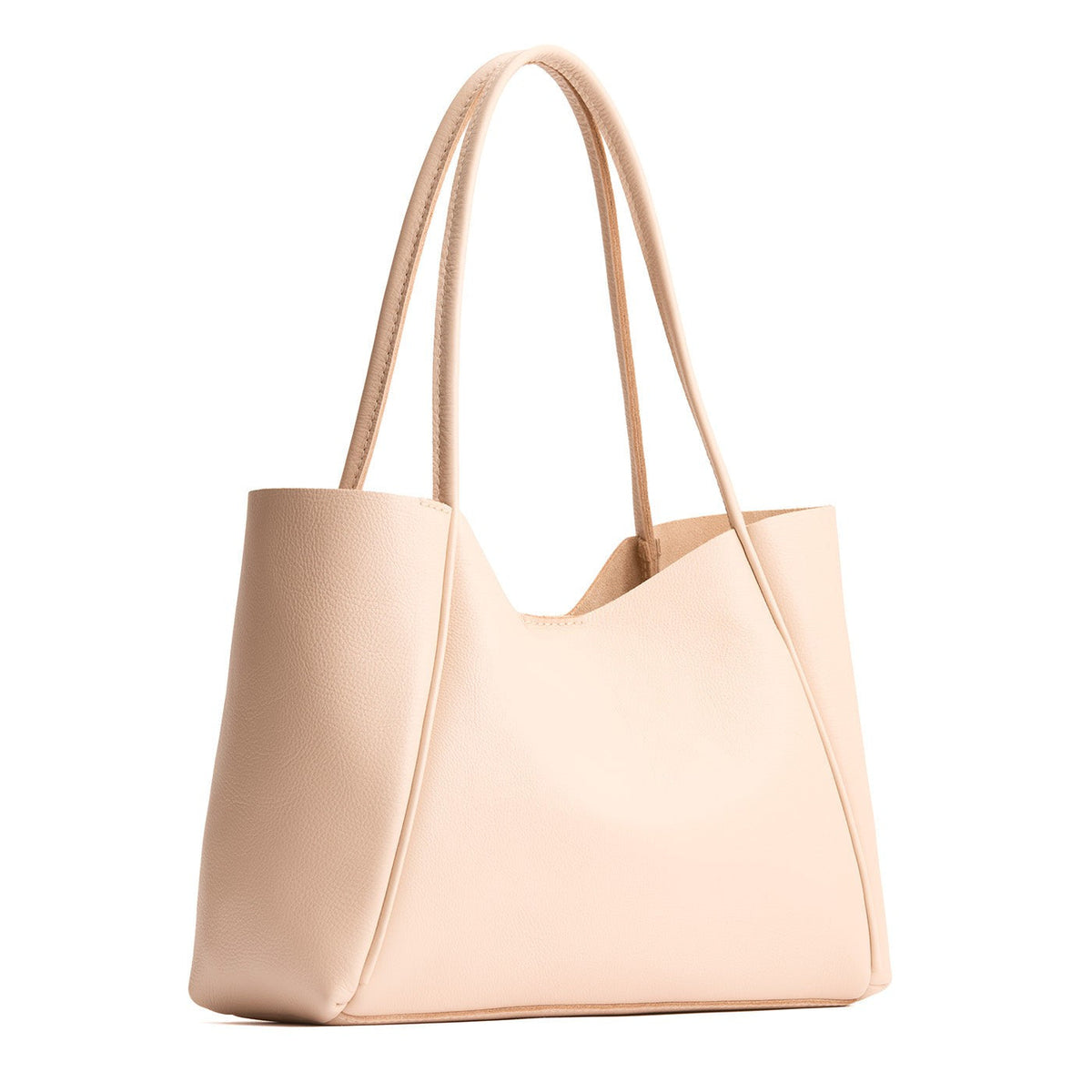 Moonflower*Large | Large wide tote with leather straps and snap closure