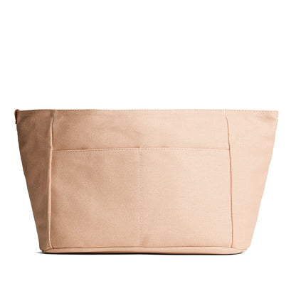 Sesame*Zipper*Large | Large canvas bag insert for organization